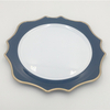 Melamine Round Plate for Wedding Decoration, Solid Color Melamine Plate