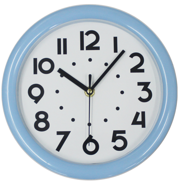 Colorful Small Customized Logo Cheap Business Cooperation Gift Wall Clock