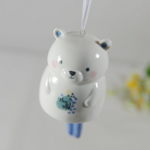 Christmas Bell Ornament Ceramic Bell Hanging Decorations