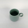 Colored Glaze Light Grey Coffe Cup Mug Ceramic
