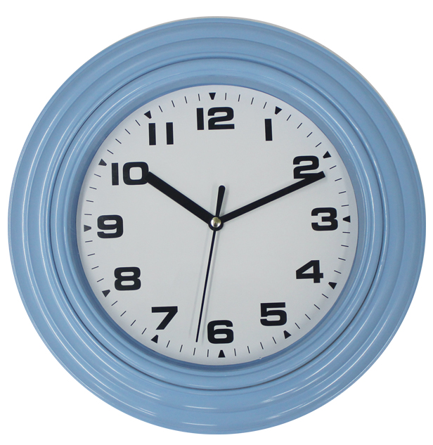Custom Dial Decorative Kitchen Clocks , Plastic Promotional Modern Wall Clock for Sale