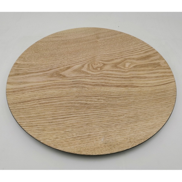 Wood Grain Melamine Round Dinner Plates, Dishes