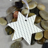 Plain White Ceramic Sublimation Blank Ceramic Pendant