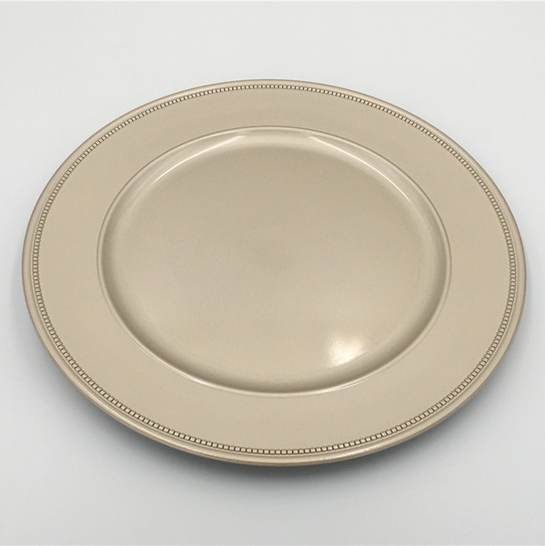 Popular Gold Grace Customized Wholesale Cheap Kitchen Dining Restaurant Dish Plastic Plates 