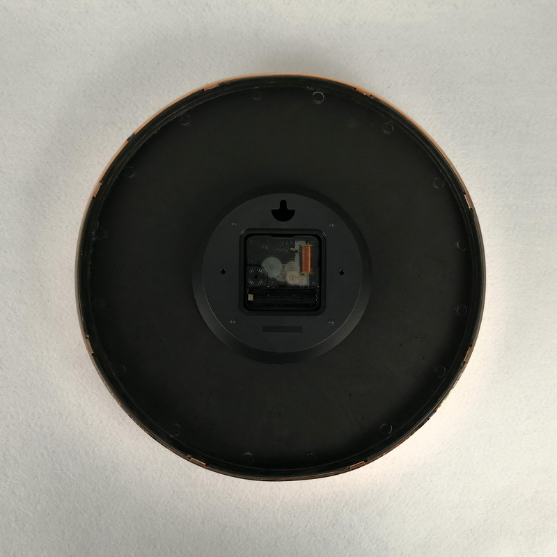 10 /12 Inch Round Custom Cheap Plastic Printed Simple Wall Clock for