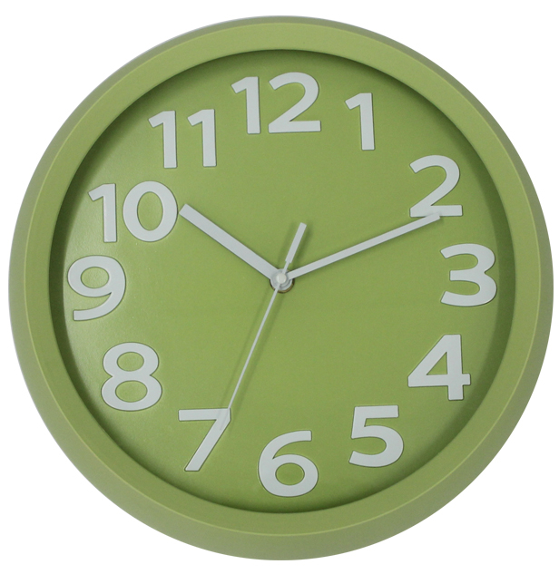 Colorful High Quality 3D Numbers Mini Wall Clock for Kid Room