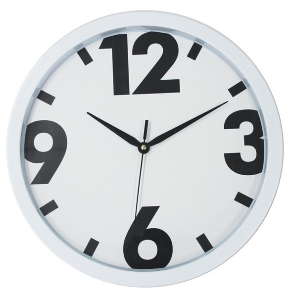 Welcome Oem Logo Plastic Wall Clock From Zhangzhou China
