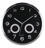 24 Inch Black Watch Design Wall Clock for Meeting Room