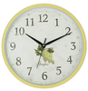 China Style Green Leaf Wall Clock For School Decoration