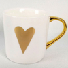 Competitive Price Ceramic Coffee Cup with Gold Rim