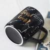 Custom Stoneware Gold Rim Marble Mugs