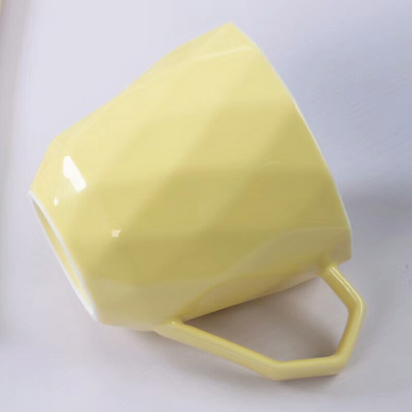 Custom Blue Glazed Ceramic Coffee Mug