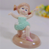 Pink Flower Fairy Bell Girl Ceramic Fairy Figurine