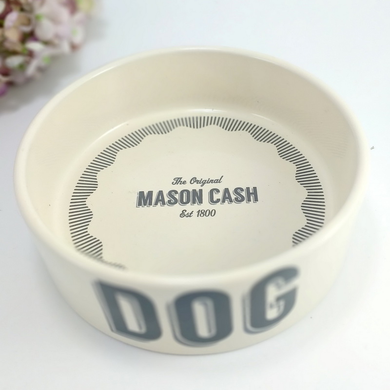 New Arrive Ceramic Pet Cat Food Water Feeding Portable Dog Bowl
