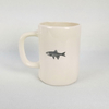 Stylish non- toxic white glazed ceramic coffee mugs with custom logo