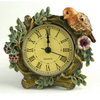 China Factory Direct Sale Plating Home Decor Zinc Alloy Table Clocks
