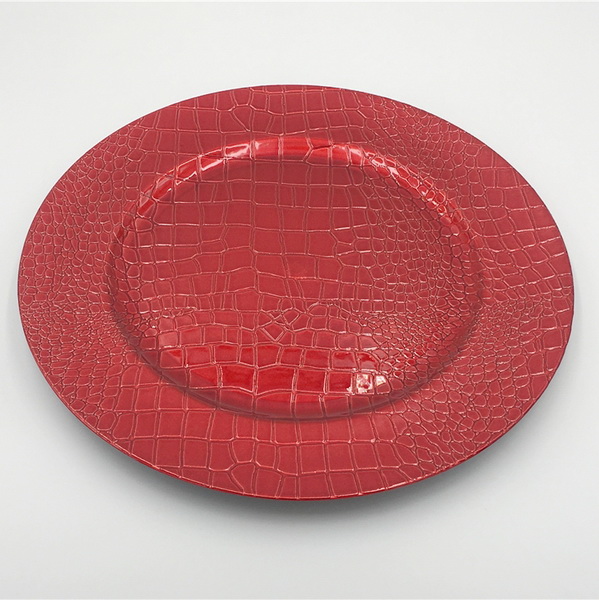 Red Melamine Dinnerware Plastic Dish
