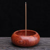Burma Pear Rosewood Incenso Burner Encens Holder For Incense Sticks Censer With Wooden Stand Desk Decoration