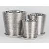 Wholesale matt balcony decorative flower pots gardening ceramic planter molds