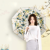Fashion Automatic Umbrella For Women Flower Gentle 3Fold Anti-uv Windproof Fully Auto Rain High