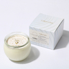 Scented candle in ceramic jar natural soy wax luxury fragrance for home decor candle ceramic