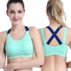 Lovely Push Up Sports Bra XL For Women Cross Straps Wireless Padded Comfy Gym Bra Yoga Underwear Active Wear Workout Fitness Top