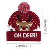 High Quality Knitted Beanie Light Up Led Christmas Light Hat 