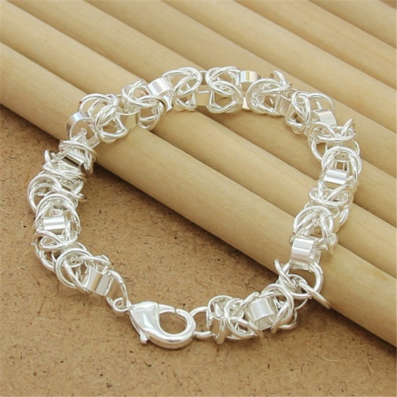 High Quality 925 Sterling Silver Bracelet Fashion Leading Men And Women Bracelet Jewelry Gift