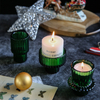 2023 Nordic Pink Glass Candlestick European Candles Holders Table Candle Stand Romantic Candlestick Photophor Home Decoration