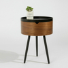 Italian Minimalist Round Combination Coffee Table Small Apartment Living Room Side Table Light Luxury Balcony Coffee Table