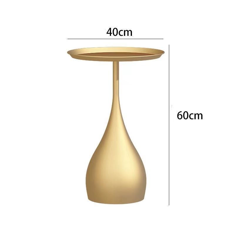 Table Basse Sofa Small Side Table Gold Round Coffee Table Metal Console Table Bedside Table Living Room Bedroom Furniture