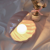 Hot Sale Ceramic Shell Pearl Night Light Streamer Mermaid Fairy Shell Night Lamp For Bedside Home Decoration Xmas Gift 2023 New