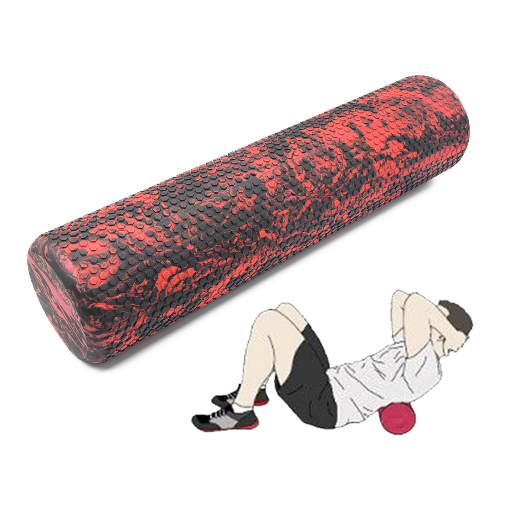 60/45cm Yoga Block Pilates Foam Roller Trigger Point Massage Roller Muscle Tissue for Fitness Gym Yoga Pilates Sports