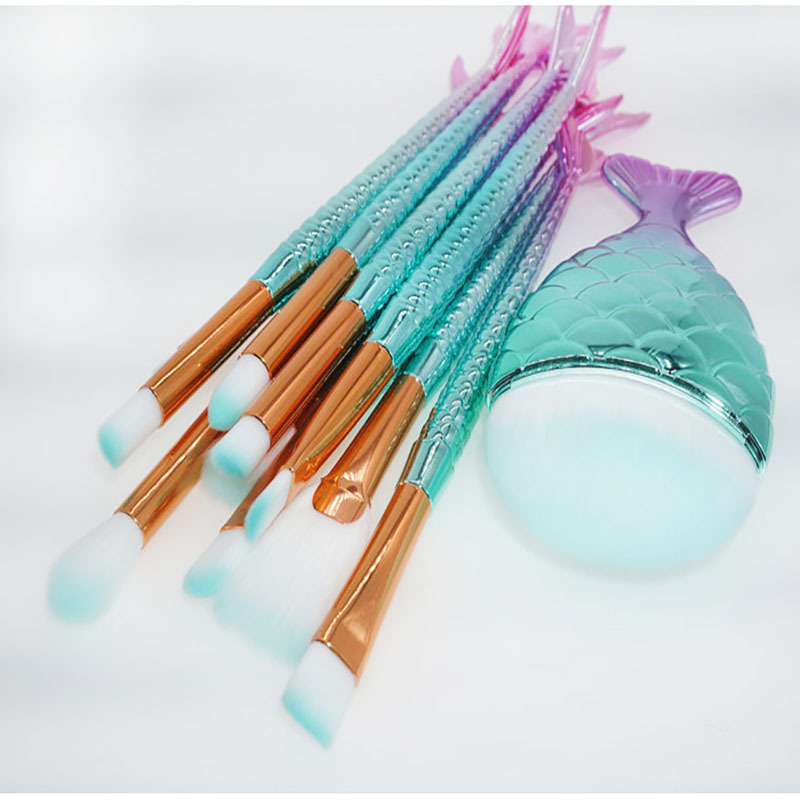 10/11 PCS Make Up Foundation Eyebrow Eyeliner Blush Cosmetic Concealer Brushes