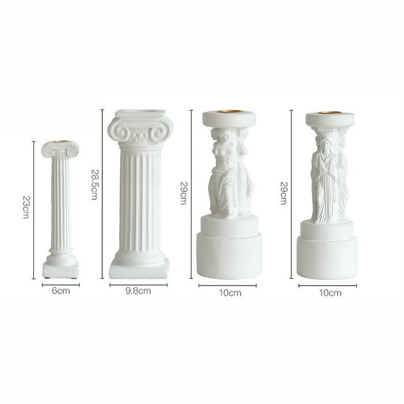 Roman Column Candle Holder Aromatherapy Candlestick 