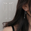 Fashion Long Tassel Crystal Earrings Boucle D'oreille Long Drop Earring for Women Fashion Jewelry Gift 2021