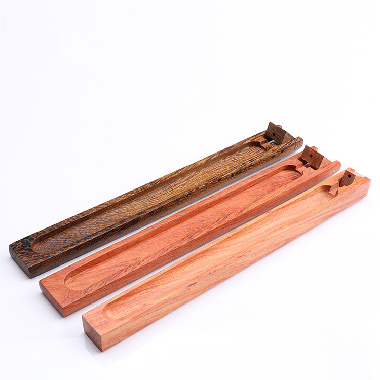 Buddhist Supplies Wood Incense Stick Holder Rosewood Style Incense Crafts Home Office Decoration Incense Censer Sandalwood