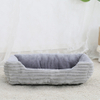 Bed for Dog Cat Pet Square Plush Kennel Medium Small Dog Sofa Bed Cushion Pet Calming Dog Bed House Pet Supplies Accessories