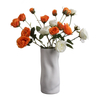 Nordic Morandi Vase Dried Flower Ornaments Creative Electroplated Silver Ceramic Vase Model Vases Living Room Decoration Gift