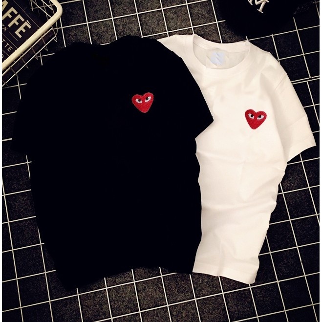 PLAY New Unisex Tops &amp; Tees Printed Short Sleeve All-match T-shirt