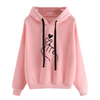  Long Sleeve Female Hooded Pullovers Vintage Sweatshirts Femme