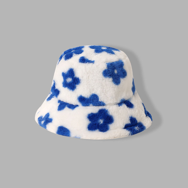 2023 Unisex Harajuku Bucket Hat Solid Men Fishing Fisherman Hat Autumn Winter Lamb Wool Outdoor Warm Panama Cap For Women