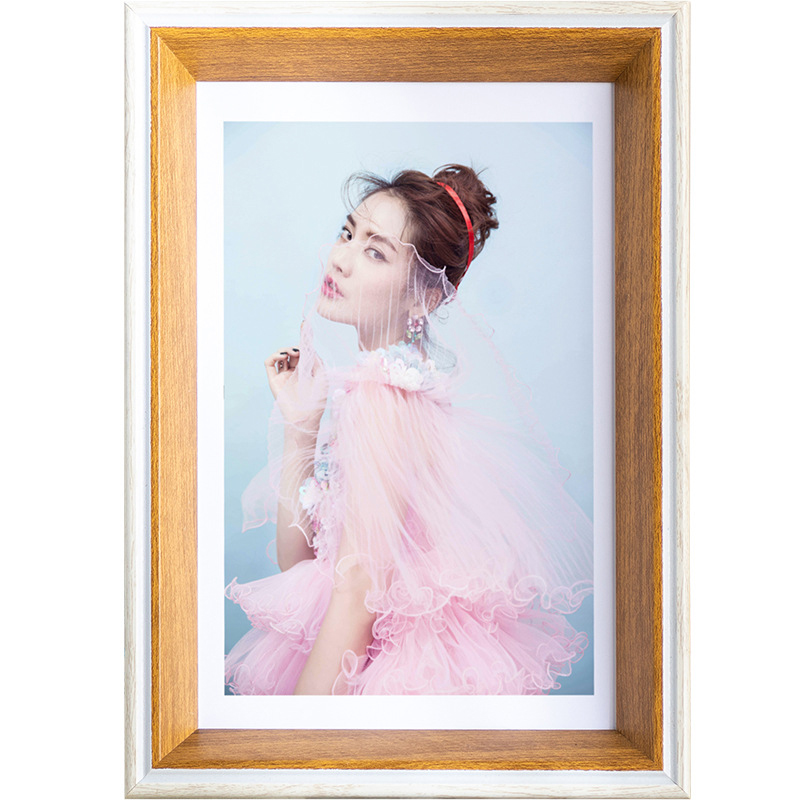 Wooden Photo Frame Picture Frames Wall Photo Card Holder Specimen Shadow Box Dry Flower Holder Desktop Ornament