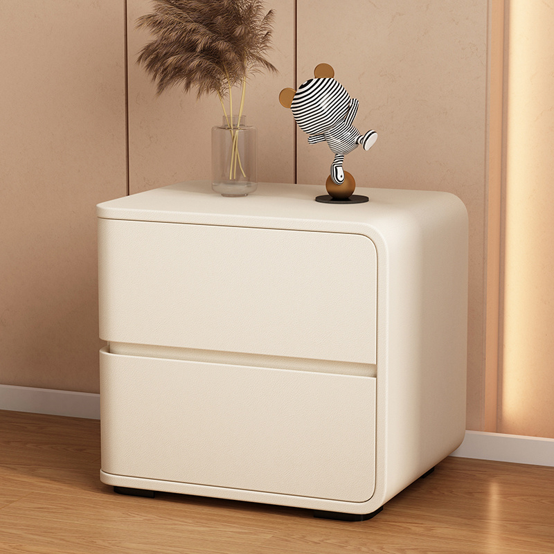 Nightstands Furniture Nordic Modern Table Solid Wood Simple Bedside Bedroom Multifunctional Free Installation Storage Cabinet