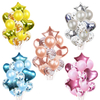 14Pcs Multi Confetti Balloon Happy Birthday Party Balloons Rose Gold Helium Balloons 