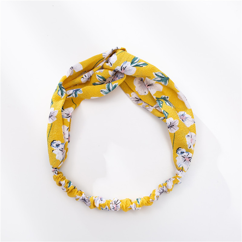 Fashion Women Girls Summer Bohemian Hair Bands Print Headbands 