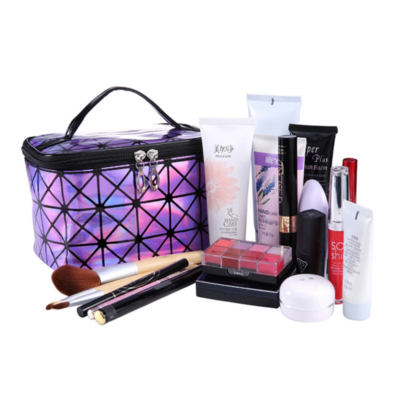 Travel Make Up Necessaries Organizer Zipper Makeup Case Pouch Toiletry Kit Bag