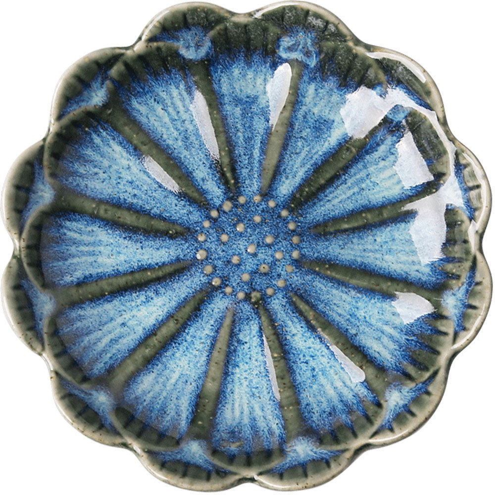1PC Originality Ceramics Plate Flavor Small Dish Seasoning Dish Food Plate Ceramics Tableware A European Flower Shape Dish