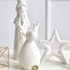 Christmas Ceramic Ornaments Nordic Decoration Nordic Style Gift Santa Claus Snowman Christmas Handbells Christmas Bell Supplies