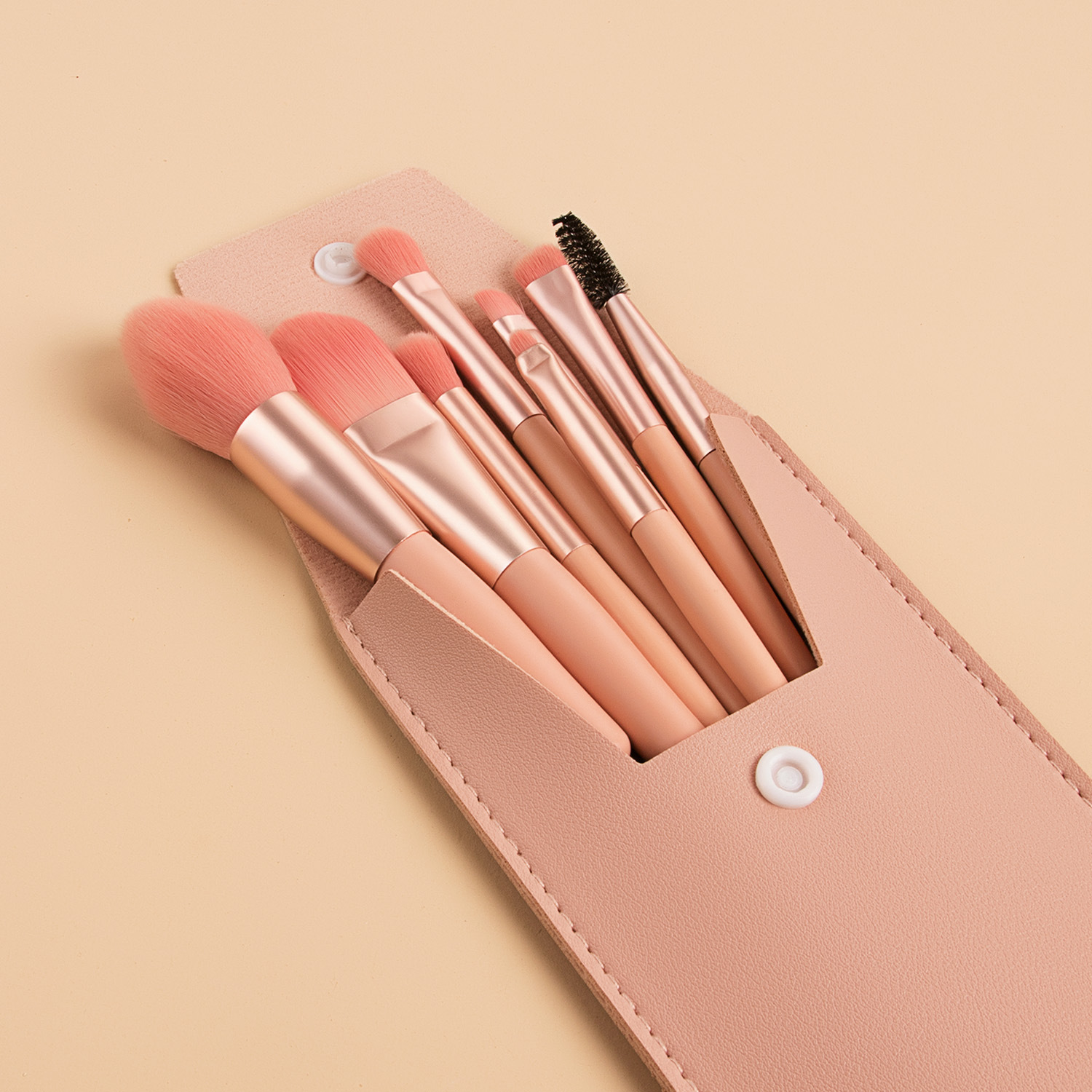 8Pcs Mini Travel Women Makeup Brush Set Portable Soft Concealer Beauty Foundation Eye Shadow Tool